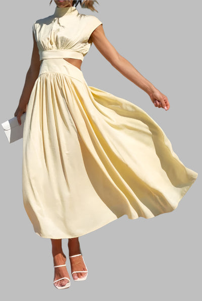Sexy Cut-Out Midi Dress