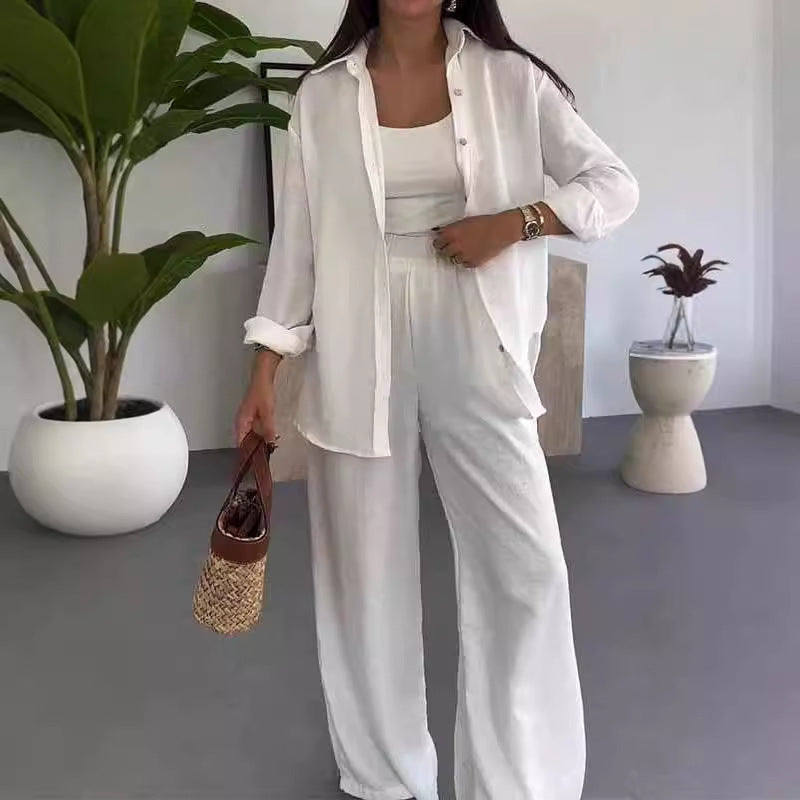 Lucia Loose Top And Wide Leg Pants Set