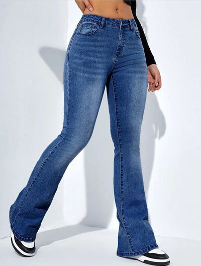 High Waisted Flare Jeans