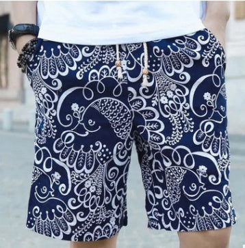 Men's Vibrant Printed Casual Shorts – Comfortable, Stylish, Perfect for Summer
