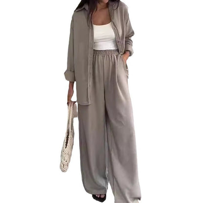 Lucia Loose Top And Wide Leg Pants Set