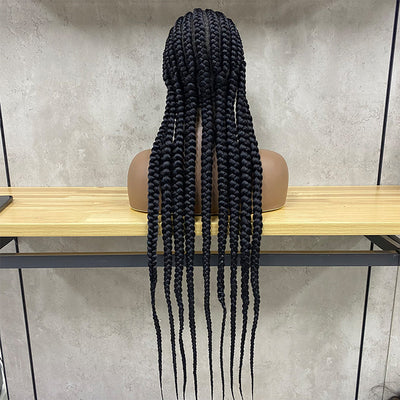 Straight Back Cornrows Braided Wig