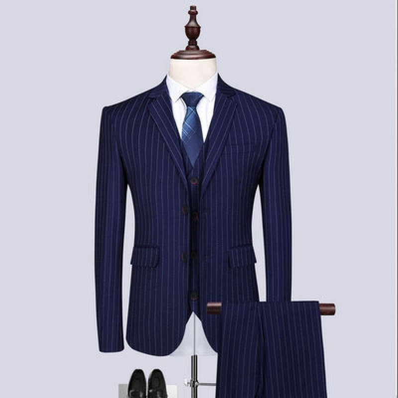 Premium All-Season Formal Suit - Modern Classic for Weddings & Special Occasions