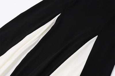 Kayla Color Contrast Sling Dress