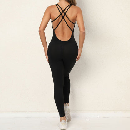 Cross-strap Back Unitard