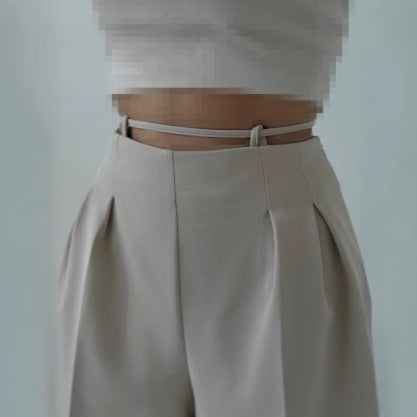 Straight-leg Trousers