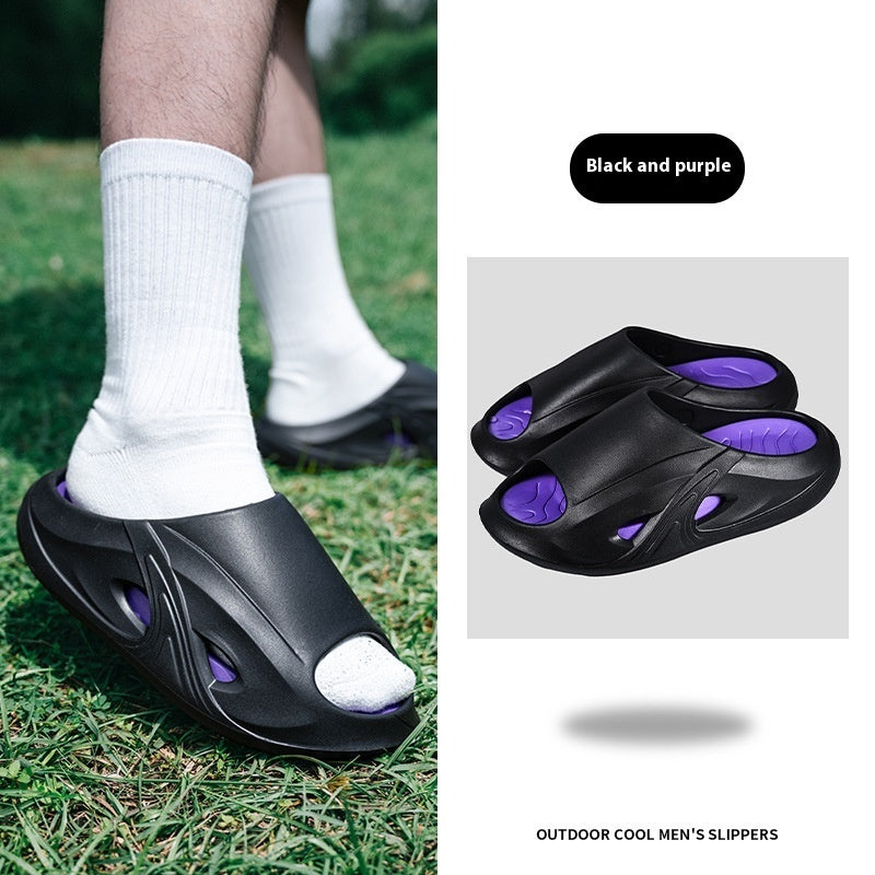 Men's Slippers Home Outdoor Non-slip Deodorant Soft Bottom