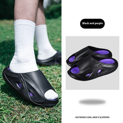 Men's Slippers Home Outdoor Non-slip Deodorant Soft Bottom