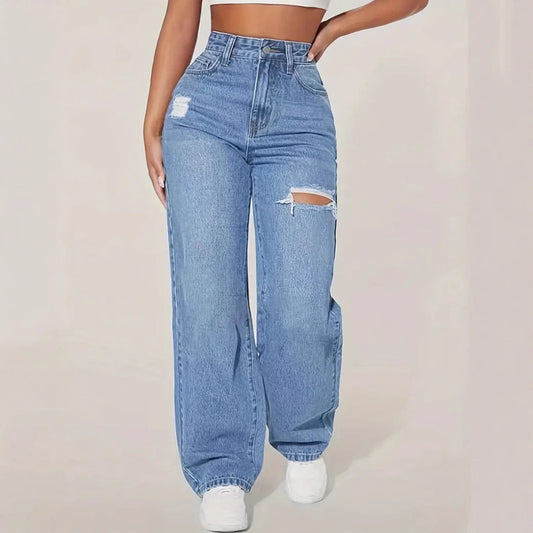 Basic Ripped Jeans