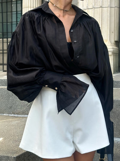 The Soft Life Lantern Sleeve Top