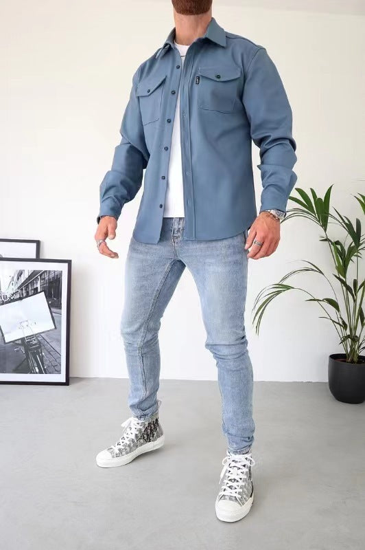 Men’s Classic Fit Casual Shirt with Flap Pocket – Versatile, Stylish & Comfortable