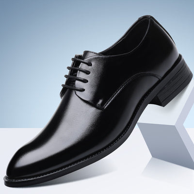 Sleek Men's Leather Oxford Shoes – Style in Black & Brown