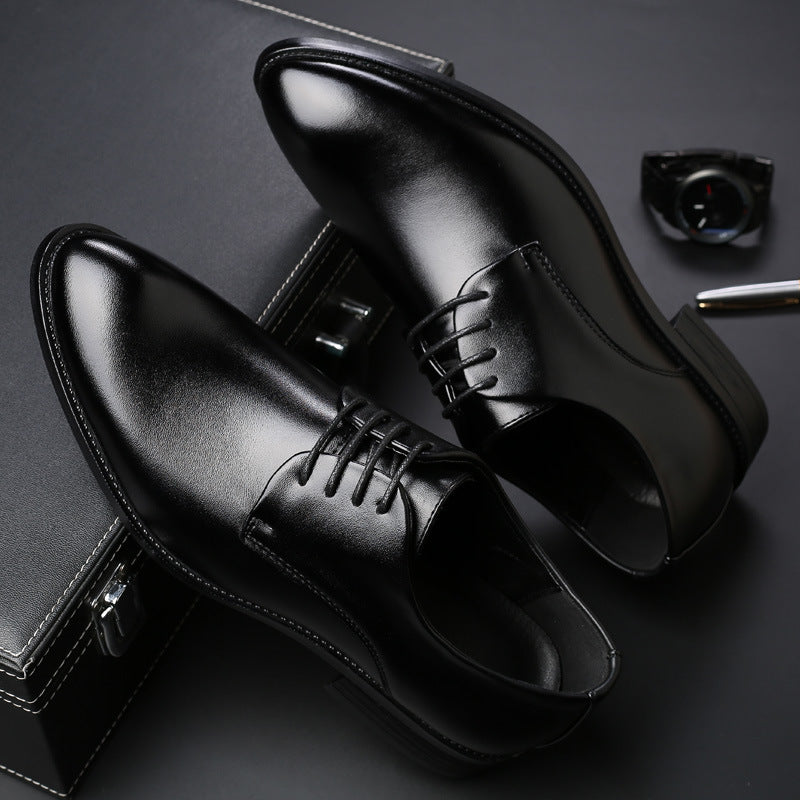 Sleek Men's Leather Oxford Shoes – Style in Black & Brown