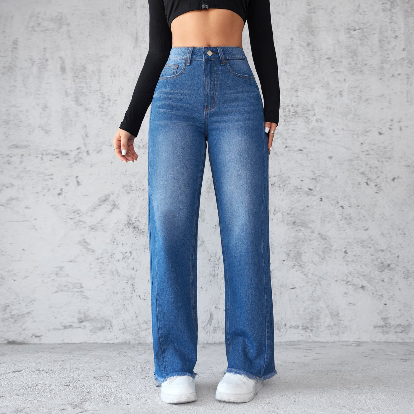 Fashion Wide-leg Jeans