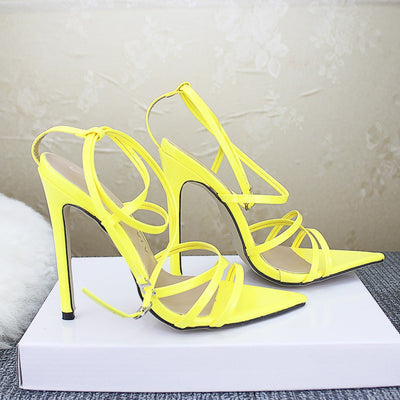Don't Test Me Strappy Sandals