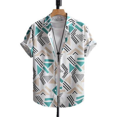 Men's 3D Printed All-matching Retro Fashion Shirt