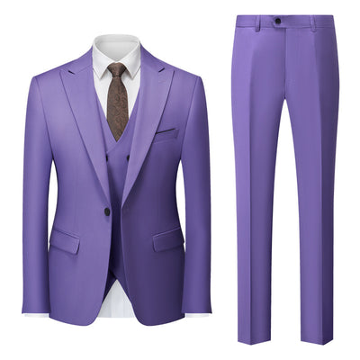 Emerald Majesty Three-Piece Suit - Custom Shades & Sizes