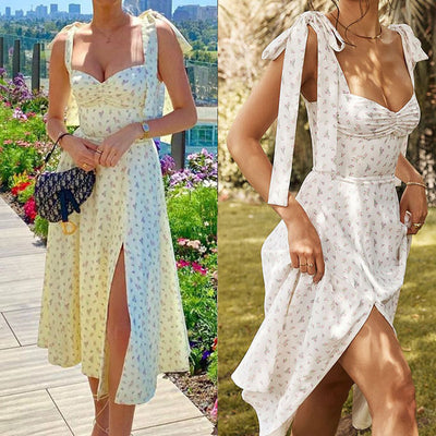 Floral Slit Dress