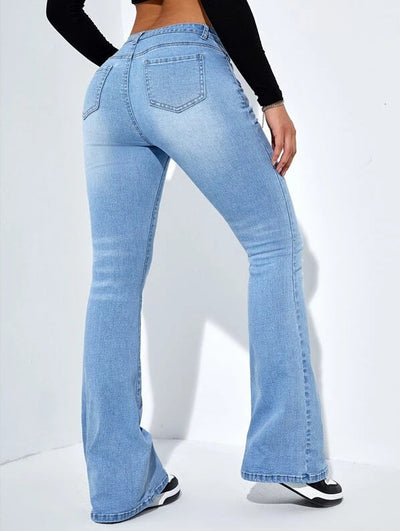 High Waisted Flare Jeans