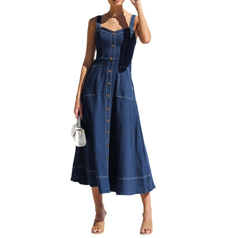Midi Denim Dress