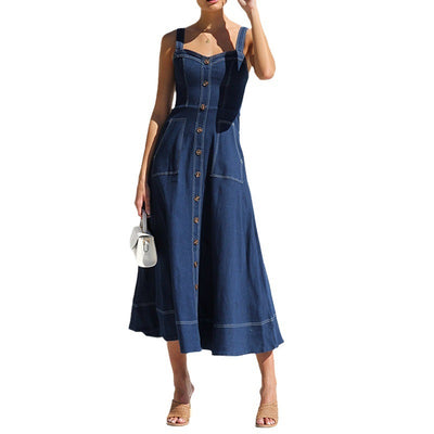 Midi Denim Dress