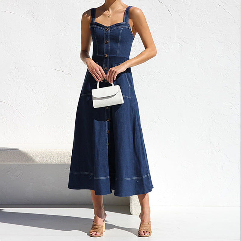 Midi Denim Dress