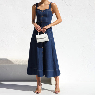 Midi Denim Dress