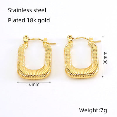 18K Gold-plated Earrings
