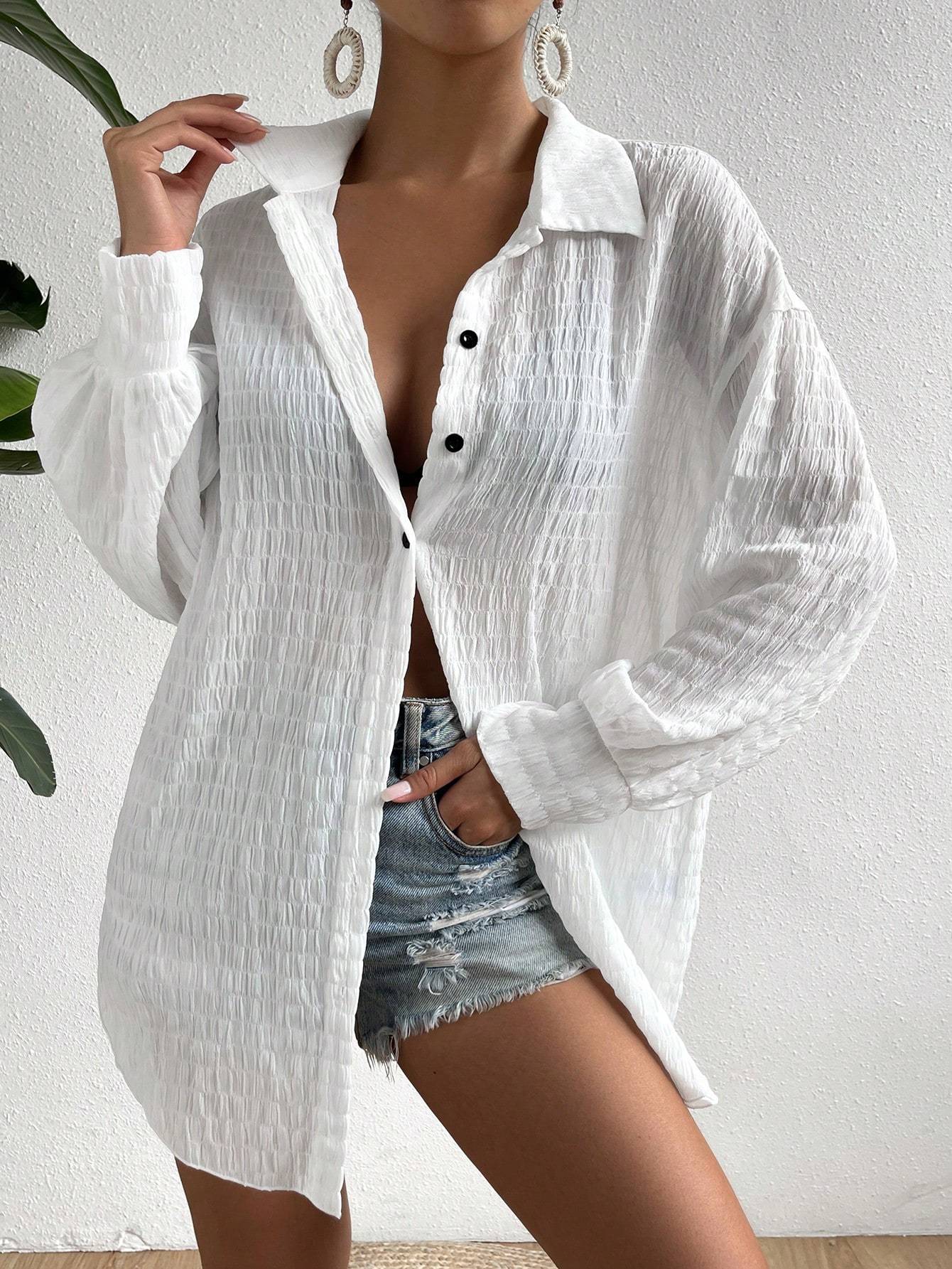Button Down Trendy Shirt