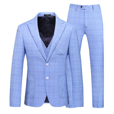 Men's Business Casual Suit Three-piece