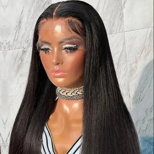 Straight Human Hair Lace Wig