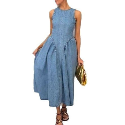 Joy Denim Midi Dress