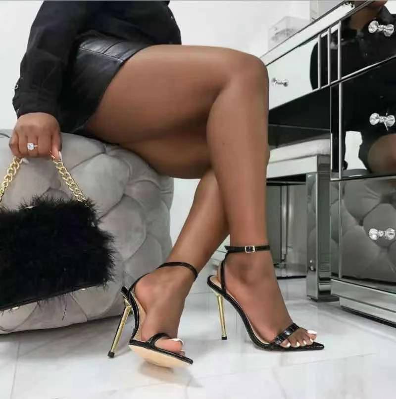 Pointed Toe Stiletto Sandals