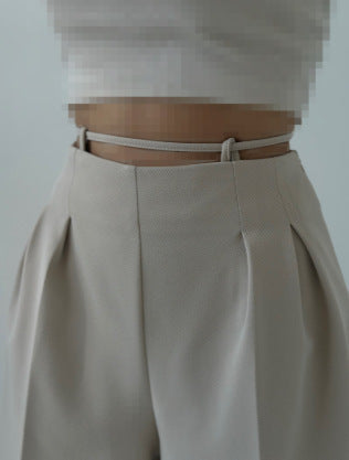 Straight-leg Trousers