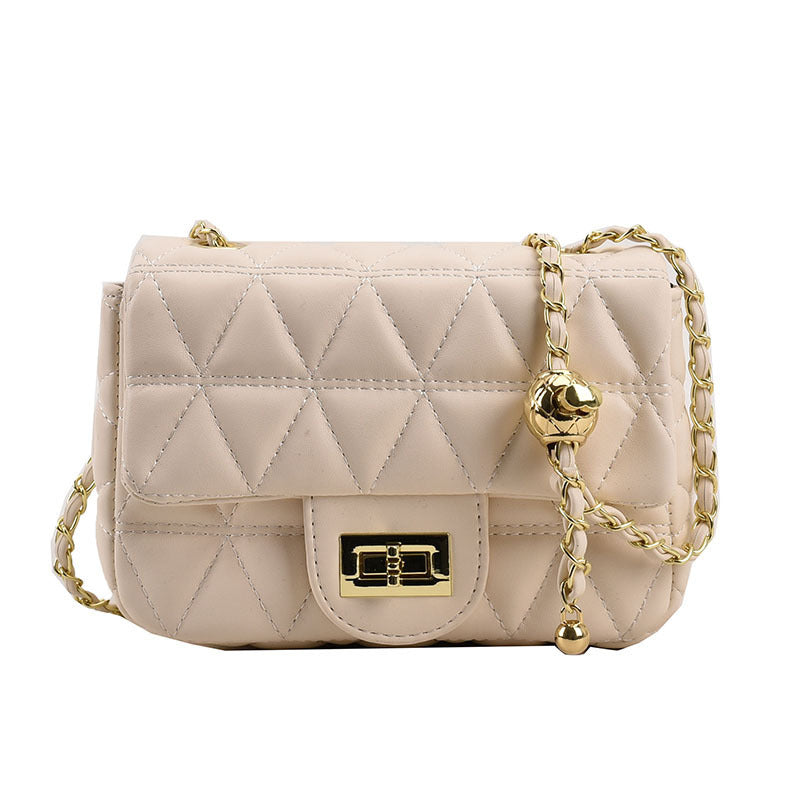 Diamond Pattern Crossbody Bag