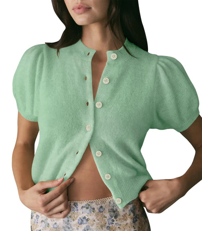 Bubble Short Sleeved Cardigan