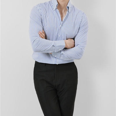 Striped Men's Long Sleeve Shirt