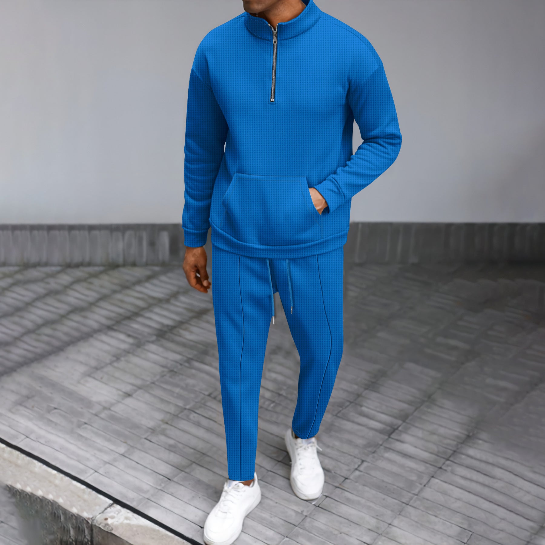 Men's Casual Tracksuit Set with Stripe Detailing – Comfortable, Modern Athleisure for Active & Relaxed Wear