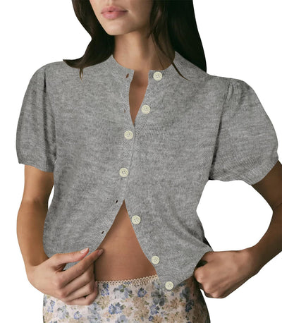 Bubble Short Sleeved Cardigan