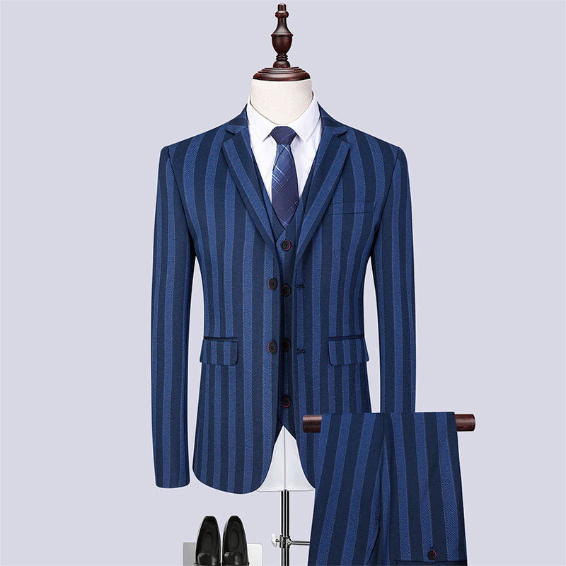 Premium All-Season Formal Suit - Modern Classic for Weddings & Special Occasions