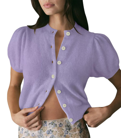 Bubble Short Sleeved Cardigan