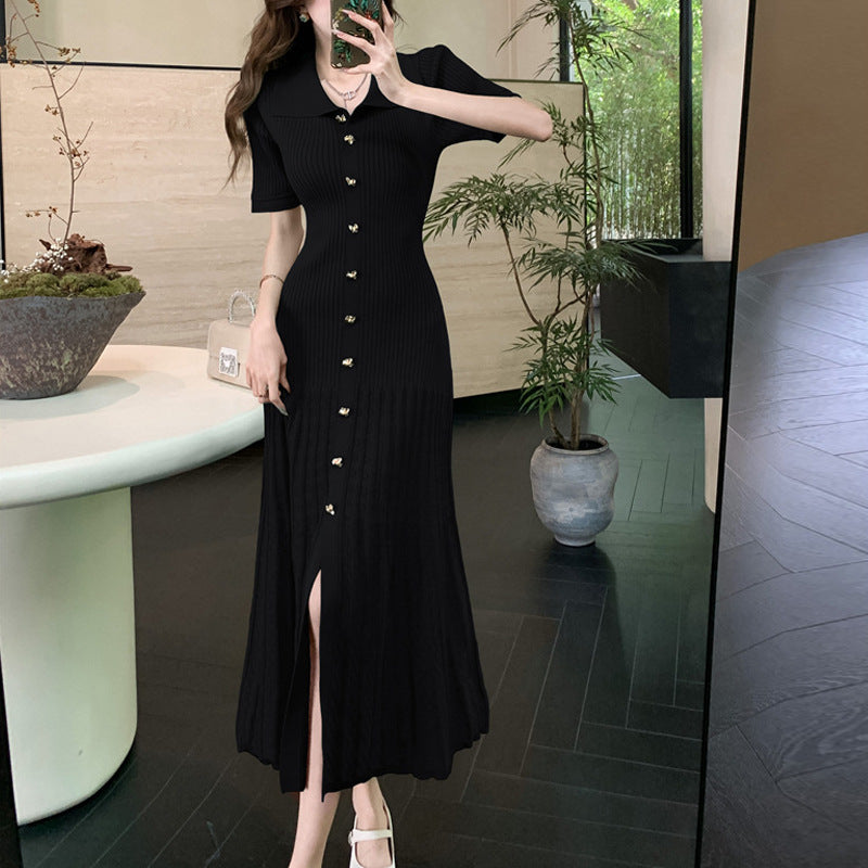 Estelle Hollow Long Sleeved Dress