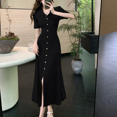 Estelle Hollow Long Sleeved Dress