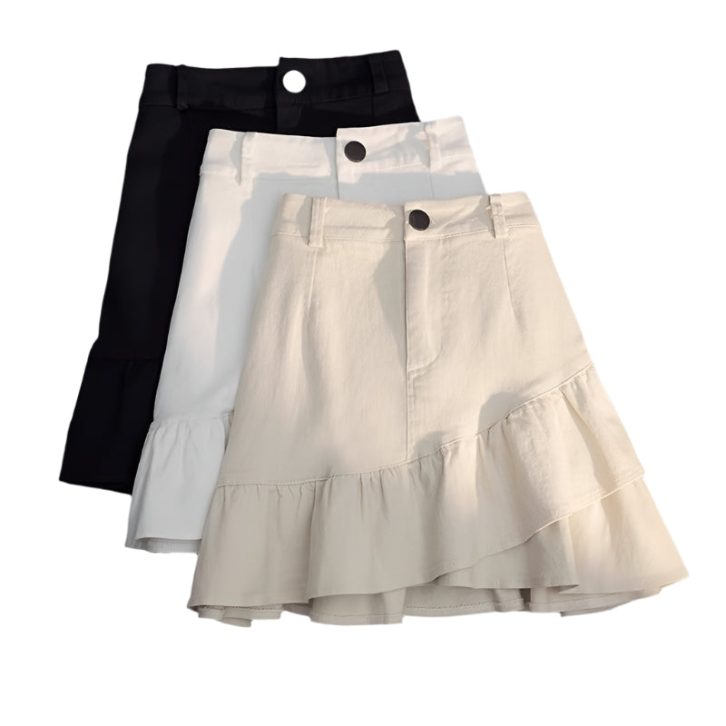 Elyse Ruffles Mini Skirt
