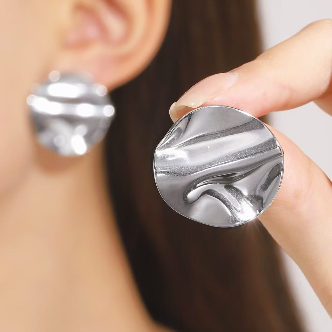 Geometric Metal Earrings
