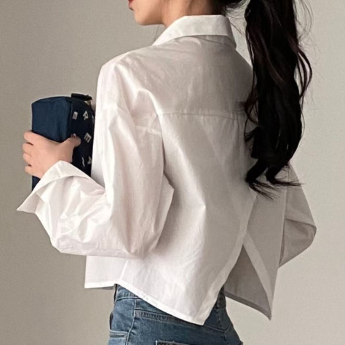 Freida Back Slit Shirt