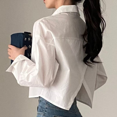 Freida Back Slit Shirt