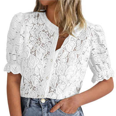 Lacy Short Sleeve