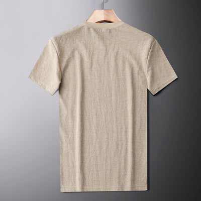 Breathable Round Neck Short-sleeved T-shirt Men's Summer Top T-shirt
