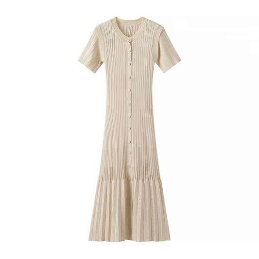 Loose Sleeve Knit Dress